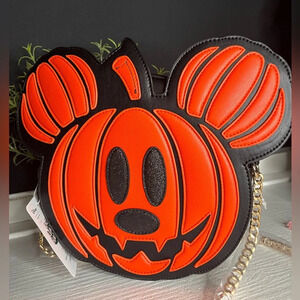 Mickey Mouse Skinny Dip Pumpkin Crossbody Bag NWT